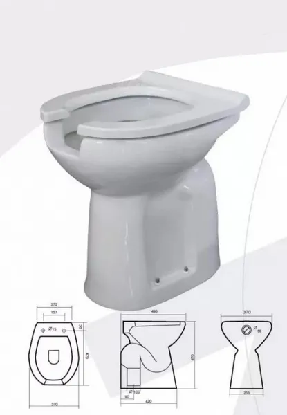 WC školjka VIKTORIJA invalidska s daskom